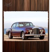 Металлическая табличка Bentley S3 Continental Flying Spur Saloon by Mulliner